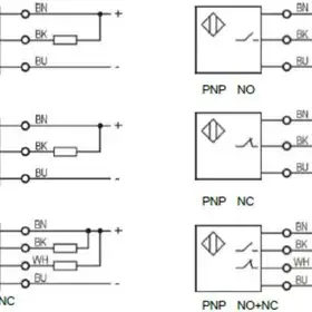 Индуктивный датчик LANBAO LR12XBF02DPO