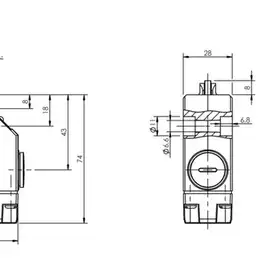 Одиночный выключатель Balluff BNS 813-FL-60-186