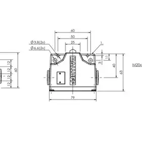 Блочный выключатель Balluff BNS 813-B04-D12-61-A-10-02