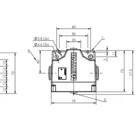 Блочный выключатель Balluff BNS 816-B05-WS-12-610-11
