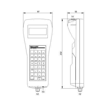 RFID портативный прибор чтения-записи Balluff BIS C-810-0-002-X-0-0027