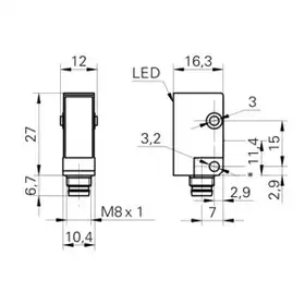 Оптический датчик Baumer OSDK 10D9005/S35A