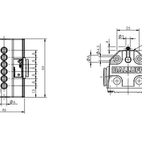 Блочный выключатель Balluff BNS 819-B06-R08-40-11