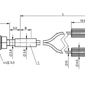 Оптоволоконный кабель Balluff BFO D10-XA-GB-EAK-10-02
