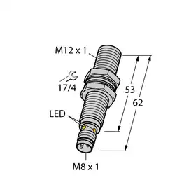 Индуктивный датчик TURCK BI4-G12-AP6X-V1131