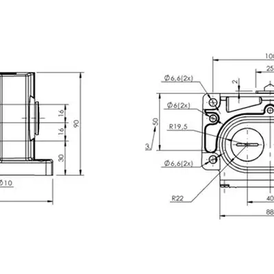 Блочный выключатель Balluff BNS 813-D03-D16-100-10-01