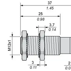 Индуктивный датчик Telemecanique XS112B3NBL2
