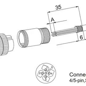 Разъем Sentinel HSE4-PG9