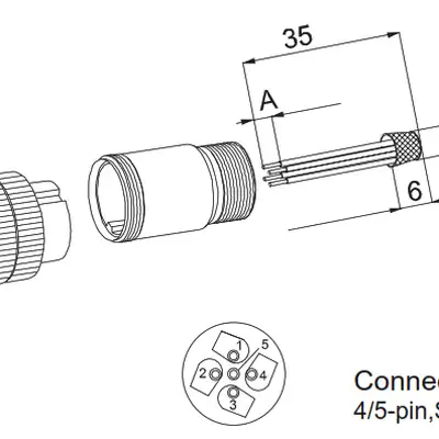 Разъем Sentinel HSE4-PG9