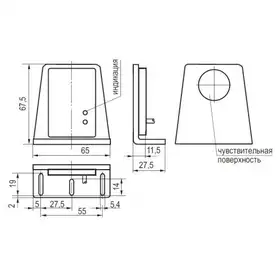 Индуктивный датчик ТЕКО ISB M4F-32P-10-LZ