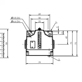 Блочный выключатель Balluff BNS 813-B06-R12-61-A-20-01-FC