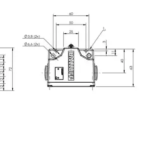 Блочный выключатель Balluff BNS 813-B05-L12-61-A-12-05