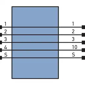 Соединительный кабель Wenglor ZDNV009