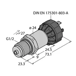 Датчик давления TURCK PT40R-1008-U1-DA91/X