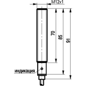 Индуктивный датчик ТЕКО ISB A24A-02G-2-L