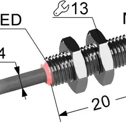 Индуктивный датчик Мега-К PS2-08M20-2B41-K