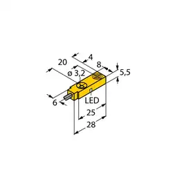 Индуктивный датчик TURCK NI3.5-Q5.5-AN6X