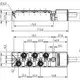 Распределительная коробка Balluff BPI 6M3040-5K-B0-KPXE0-150