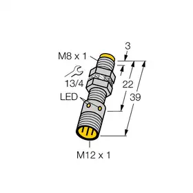 Индуктивный датчик TURCK NI3-EG08K-AP6X-H1341