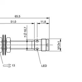 Индуктивный датчик Balluff BES M08EH-NSC40F-S04G