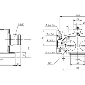 Блочный выключатель Balluff BNS 813-D03-L12-100-10-02-FD-S90R