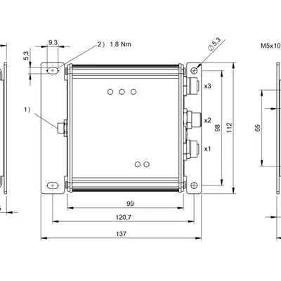 Блок обработки RFID Balluff BIS M-626-069-A01-06-ST32
