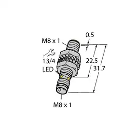 Индуктивный датчик TURCK BI3-M08K-AN6X-V1131
