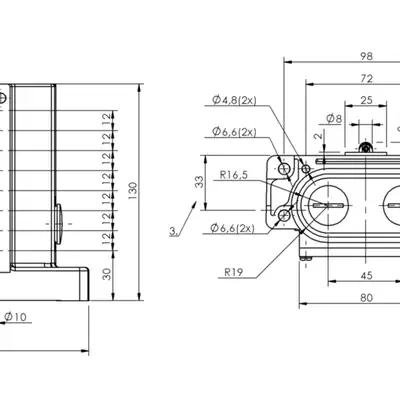 Блочный выключатель Balluff BNS 819-D08-L12-62-10