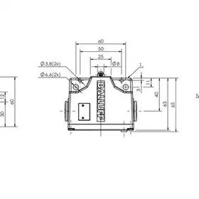 Блочный выключатель Balluff BNS 813-B02-R12-61-D-10-01-FC