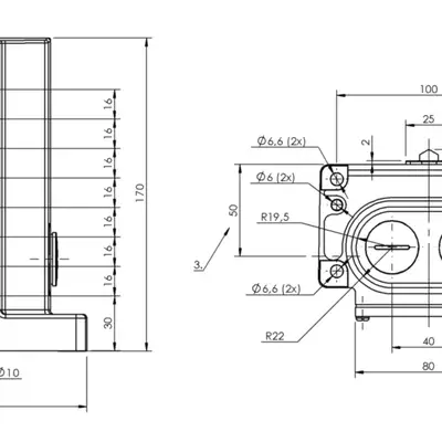 Блочный выключатель Balluff BNS 819-D08-D16-100-10