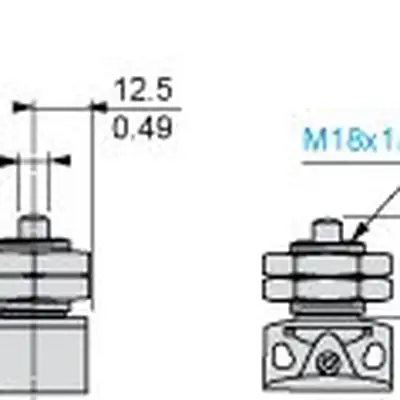 Kонцевой выключатель Telemecanique XCKP25H0P16