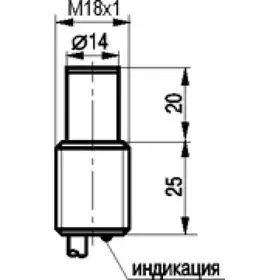 Индуктивный датчик ТЕКО ISB Z4A-311P-4-L