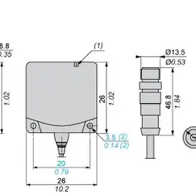 Индуктивный датчик Telemecanique XS7E1A1CAL01M12
