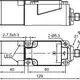 Индуктивный датчик LANBAO LE40XZSF25ATCY-E2
