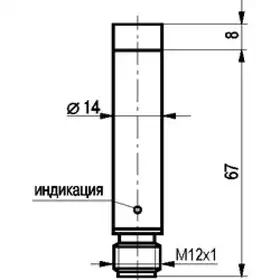 Индуктивный датчик ТЕКО ISN GC3A-43P-6-LZS4