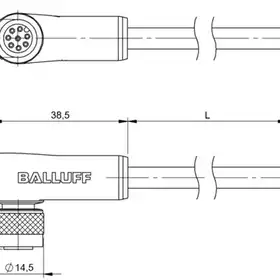 Разъем с кабелем Balluff BCC M428-0000-1A-046-PS8825-020-C020