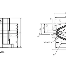 Блочный выключатель Balluff BNS 819-B05-D08-46-10-FC