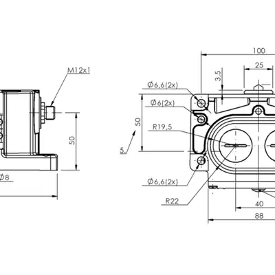 Блочный выключатель Balluff BNS 819-D02-E12-100-10-FD-S80R