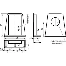 Индуктивный датчик ТЕКО ISB M3P-32N-10-L