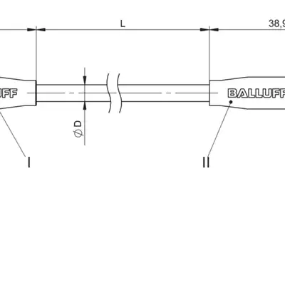 Соединительный кабель Balluff BCC M314-M313-30-300-PX0334-020