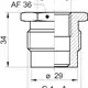 Монтажный переходник Baumer ZPH1-32CB