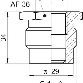 Монтажный переходник Baumer ZPH1-32CB