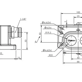 Блочный выключатель Balluff BNS 819-D02-D12-100-10-FE-S90R
