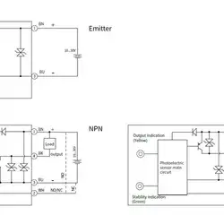 Оптический датчик LANBAO PSR-TM20D-E2