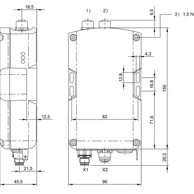 Блок обработки RFID Balluff BIS Z-EL-001-ETHERNET