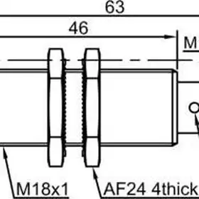 Индуктивный датчик LANBAO LR18XBN08DPO-E2