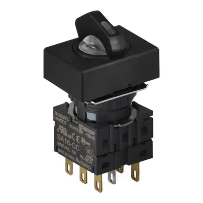 Селекторный переключатель Autonics S16SRT-L6W2C5