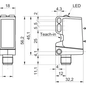 Оптический датчик Baumer O500.SP-NV1T.72O