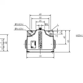 Блочный выключатель Balluff BNS 813-B03-R12-61-A-10-02
