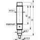 Индуктивный датчик ТЕКО ISN EF2B-32N-4-LZ